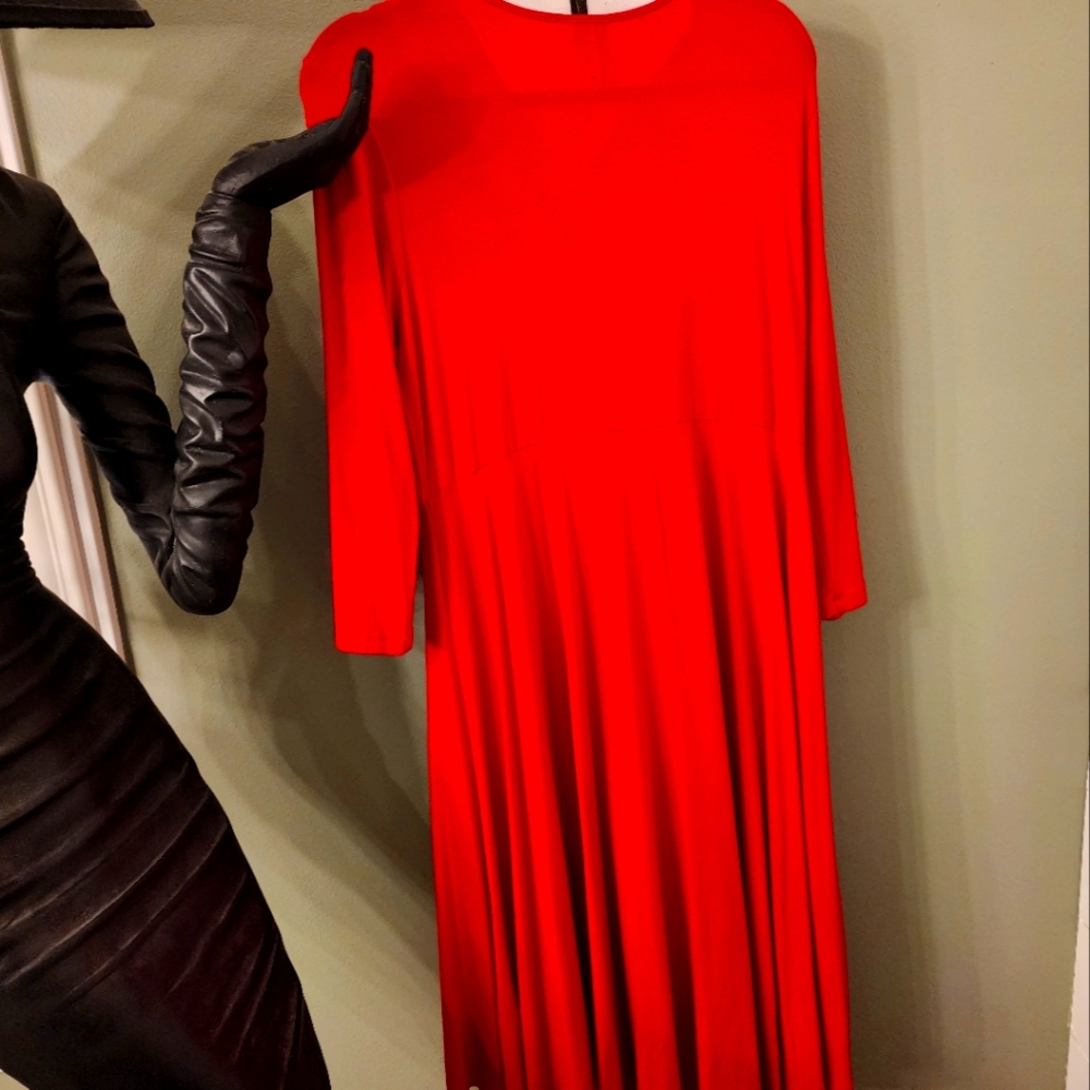Red dress
